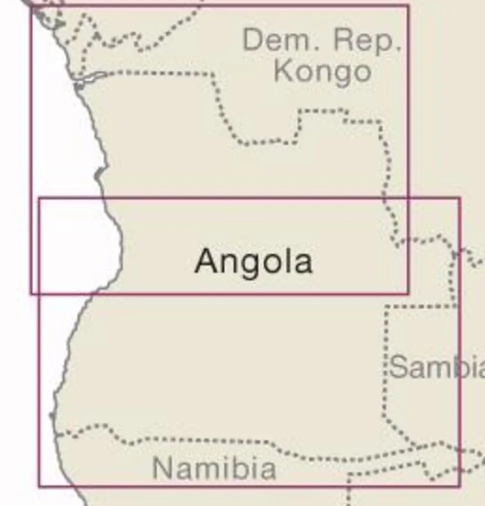 Reise know how Wegenkaart Angola 1/1.4M