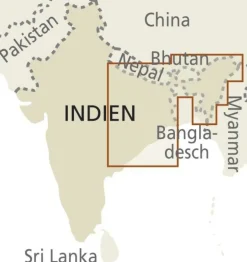 Reise know how Wegenkaart India Noordoost