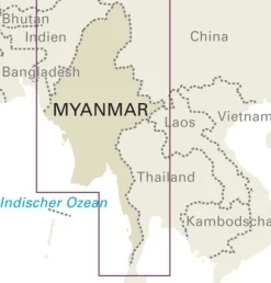 Reise know how Wegenkaart Mynmar