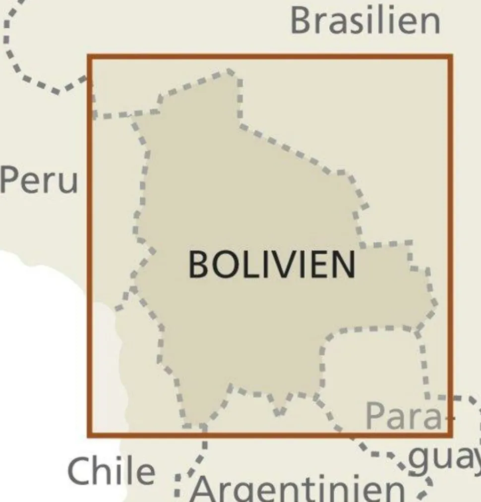 Reise know how Wegenkaart Bolivia