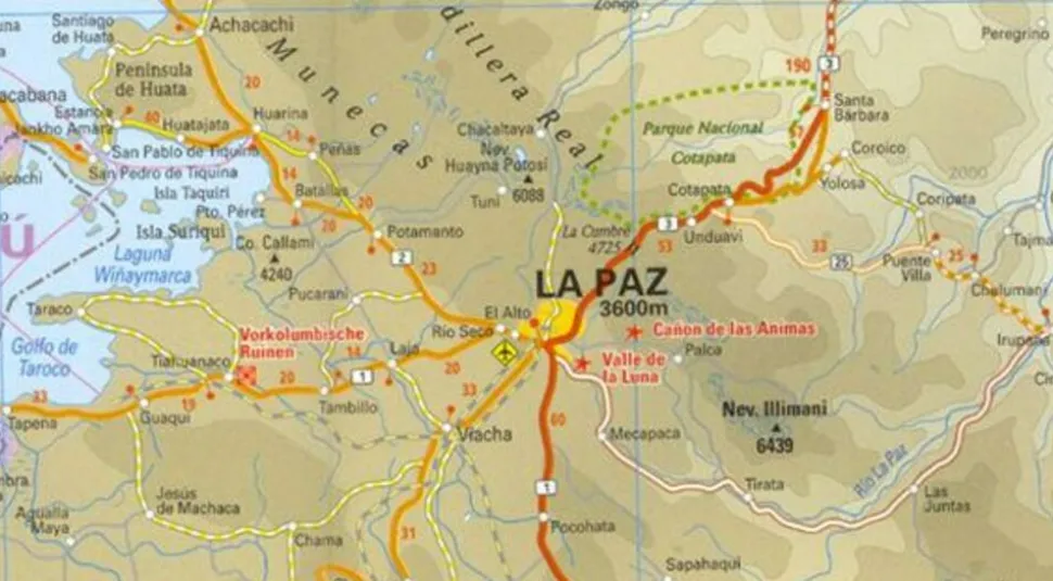 Reise know how Wegenkaart Bolivia