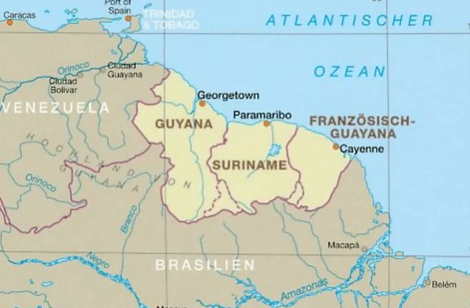 Reise know how Wegenkaart Suriname