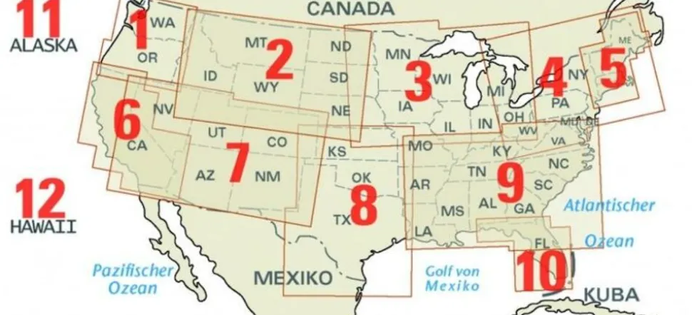 Reise know how Wegenkaart USA 5 New England