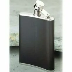 Relags Drankflesje 180ml Leder Platvink Zakflacon