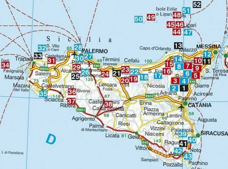 Rother Nederlandstalig Wandelgids Sicilië