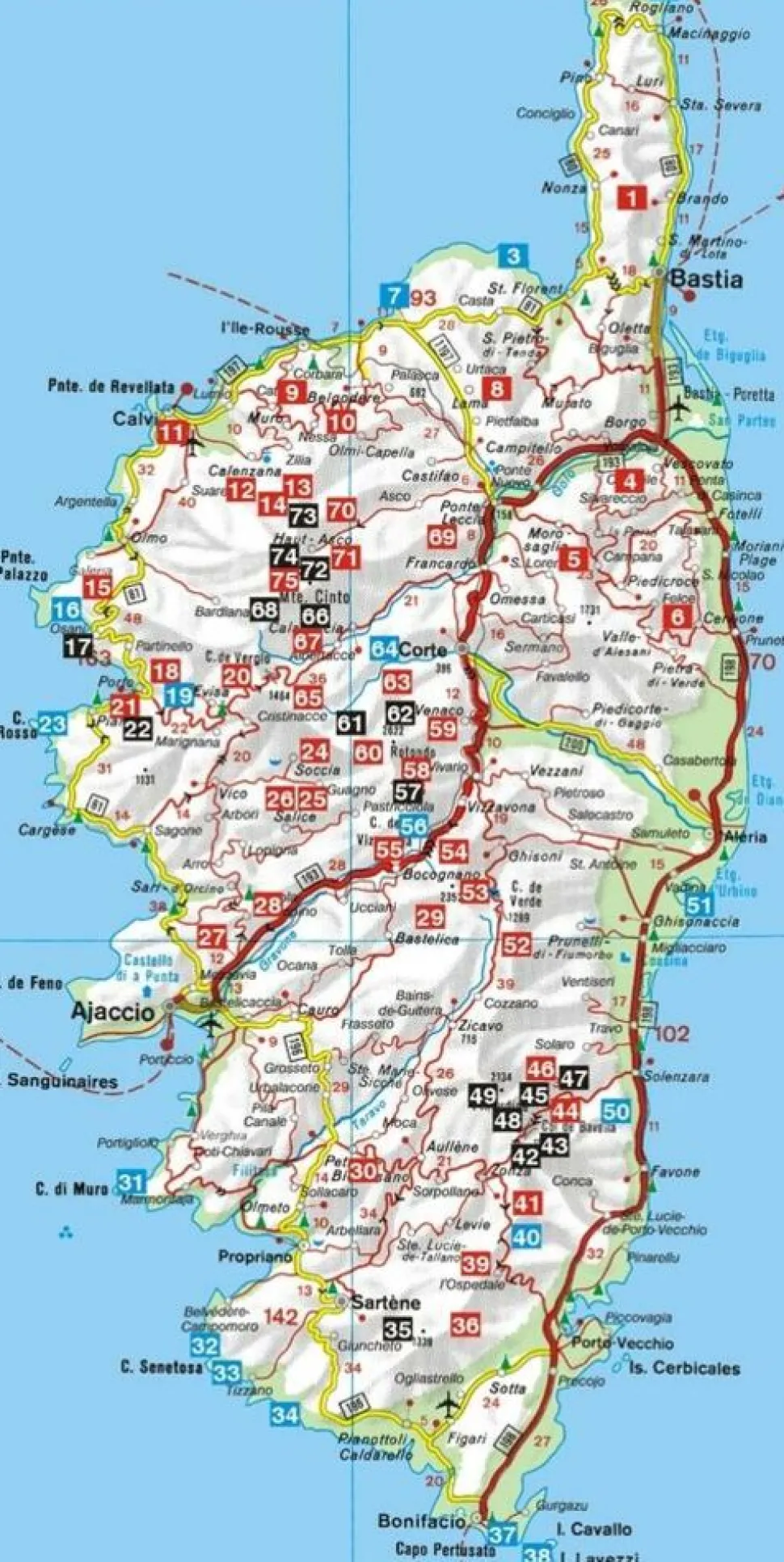 Rother Nederlandstalig Wandelgids Corsica