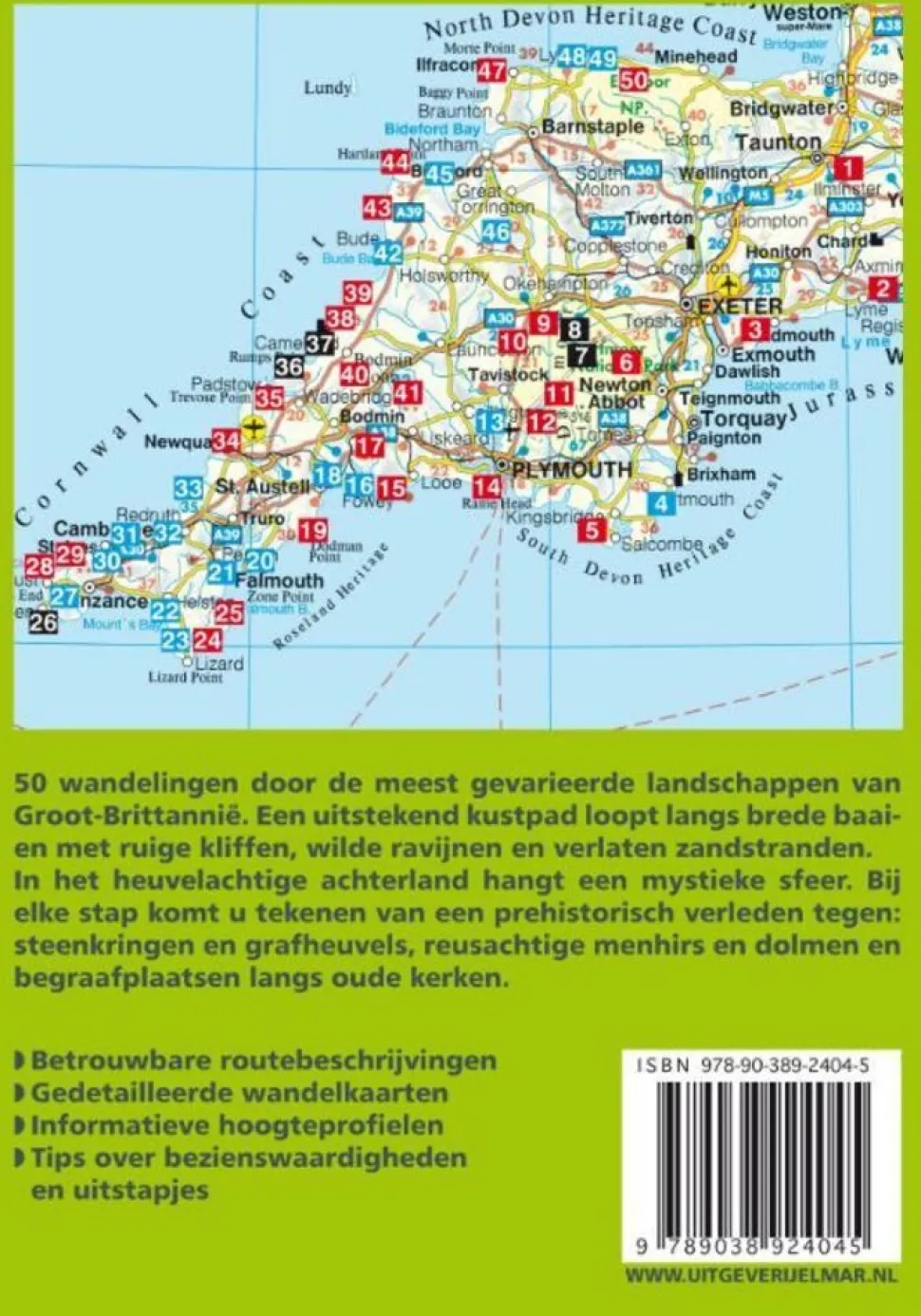 Rother Nederlandstalig Wandelgids Cornwall-Devon