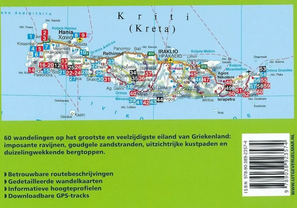 Rother Nederlandstalig Wandelgids Kreta