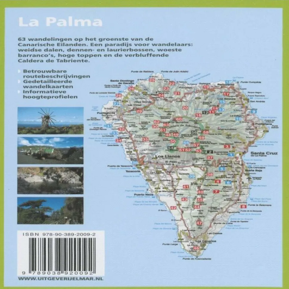 Rother Nederlandstalig Wandelgids La Palma