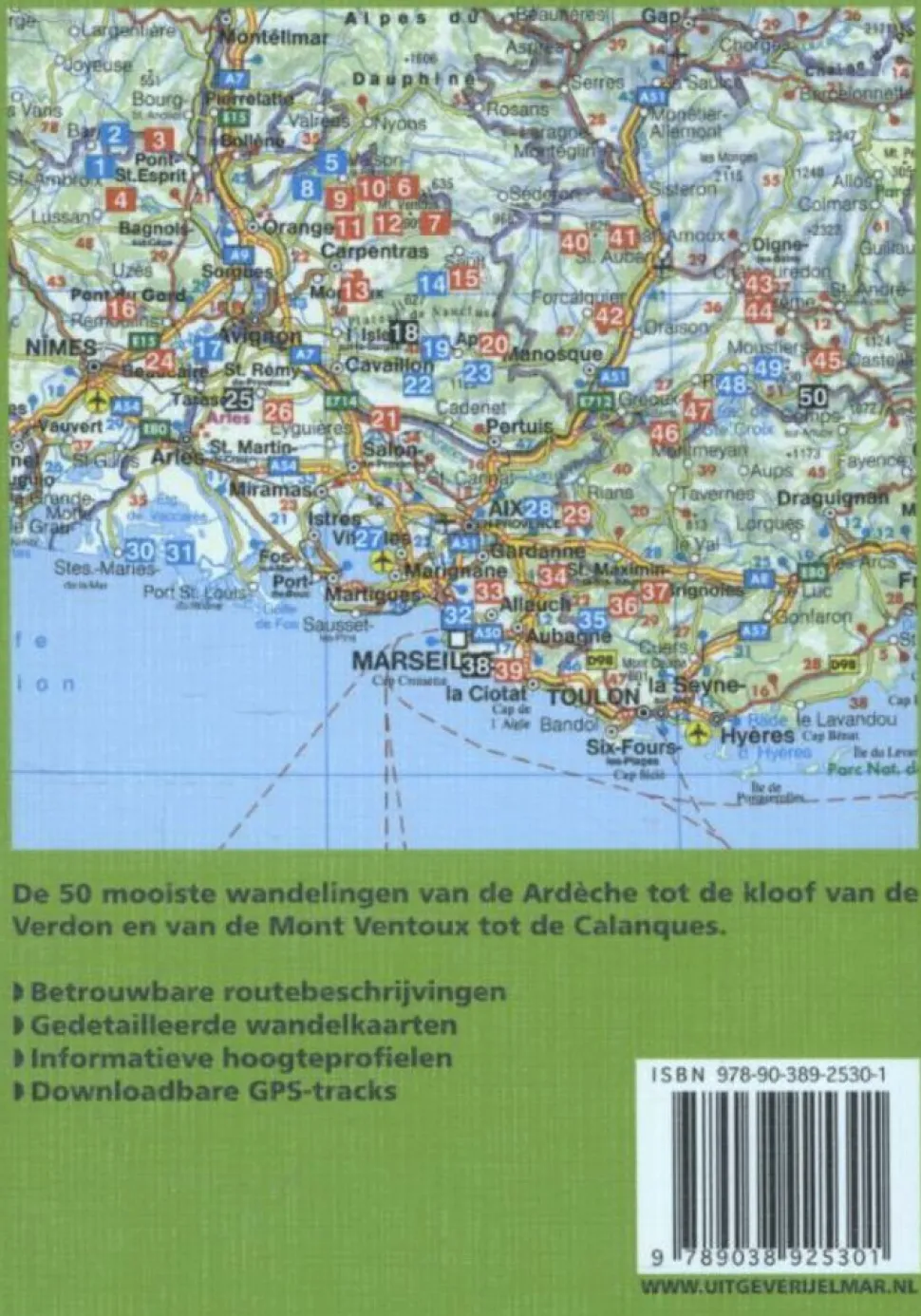 Rother Nederlandstalig Wandelgids Provence