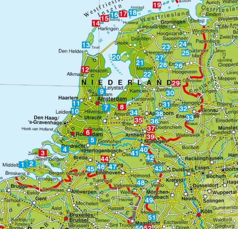 Rother Nederlandstalig Wandelgids Nederland