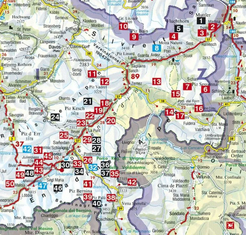 Rother Skiführer Engadin