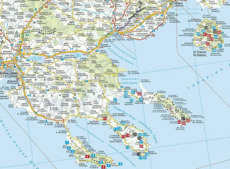 Rother Wandelgids Chalkidiki - Thassos