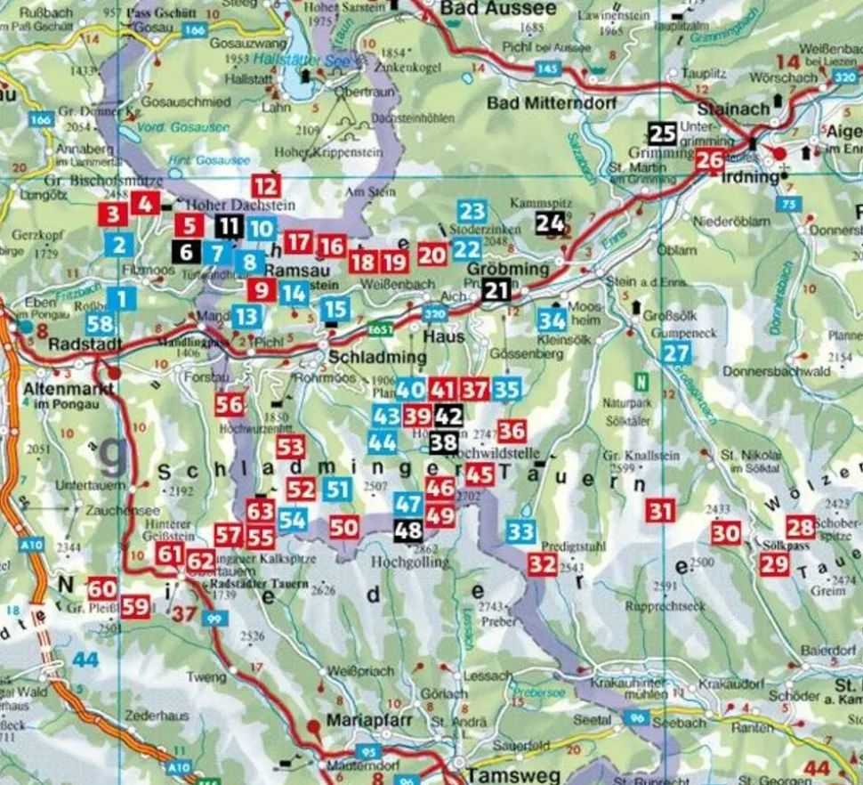 Rother Wandelgids Dachstein-Tauern Ost