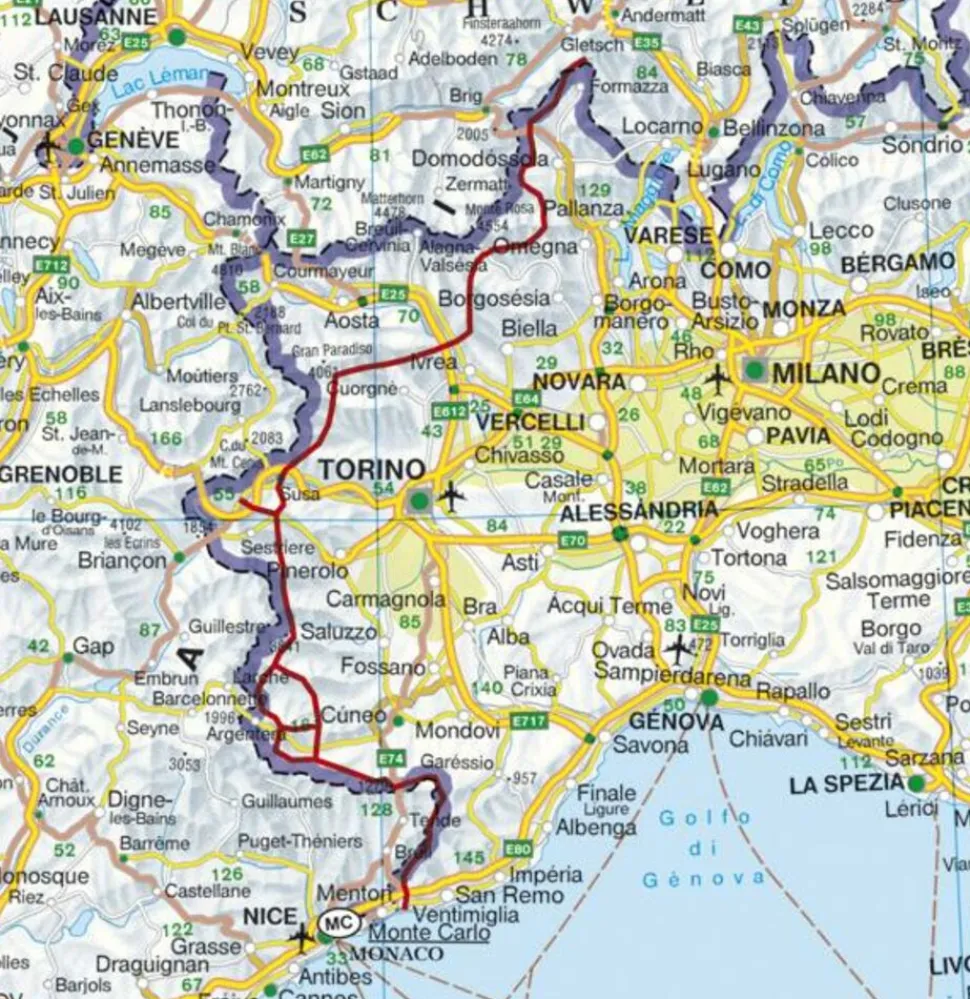Rother Wandelgids Grande Traversi Alpi