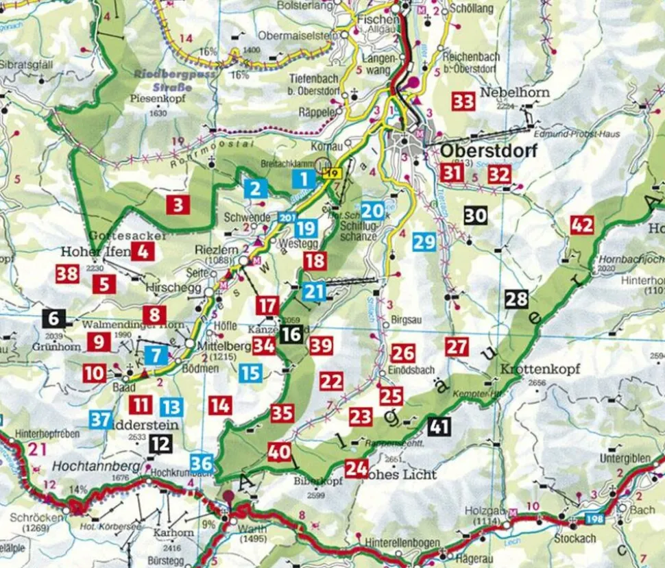 Rother Wandelgids Kleinwalsertal mit Oberstdorf