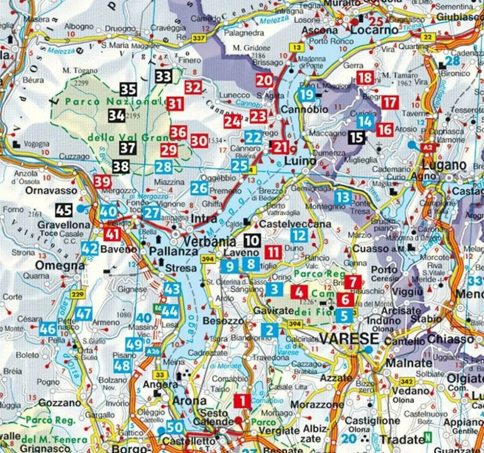 Rother Wandelgids Lago Maggiore