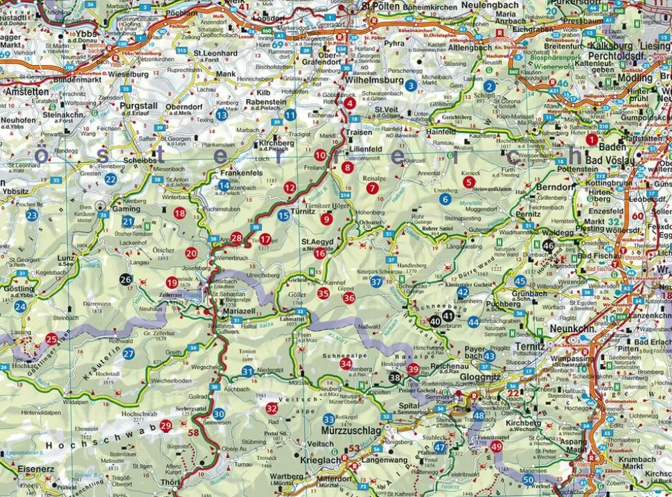 Rother Wandelgids Niederösterreich