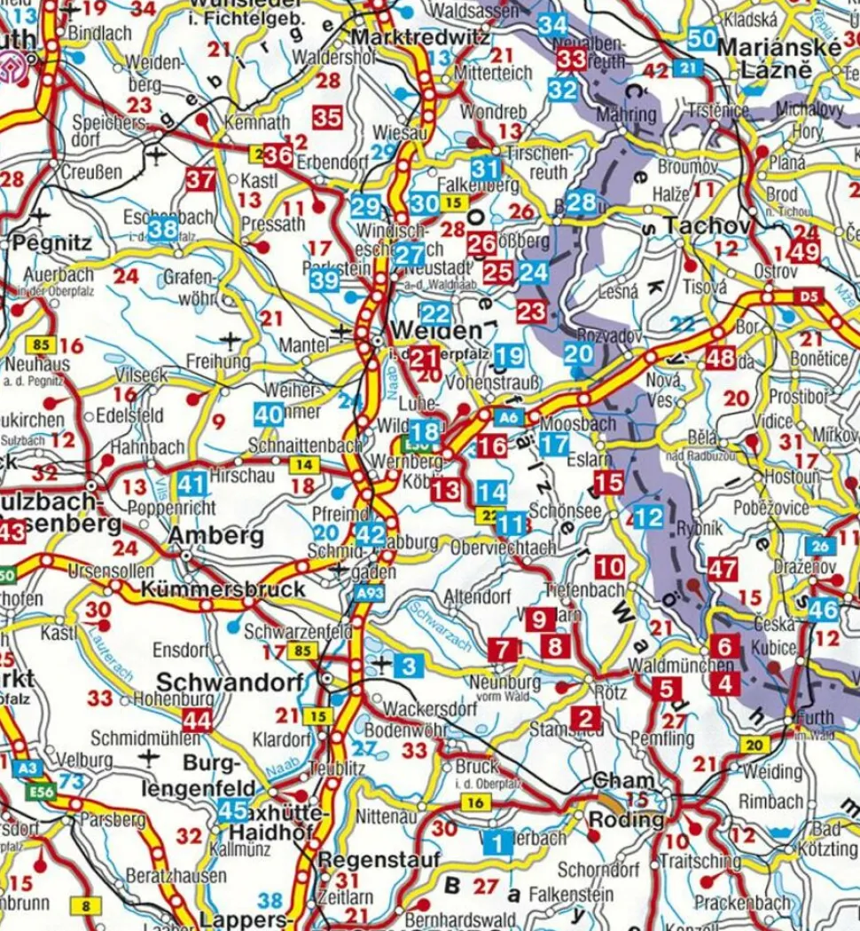 Rother Wandelgids Oberpfälzer Wald