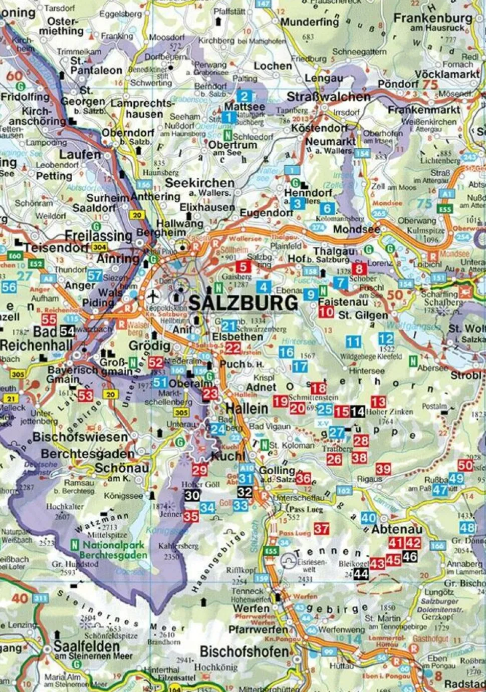 Rother Wandelgids Rund um Salzburg