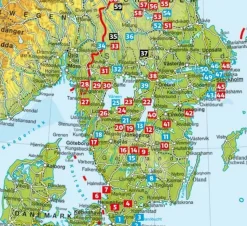 Rother Wandelgids Schweden Süd