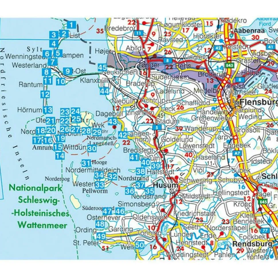 Rother Wandelgids Sylt - Amrum - Föhr