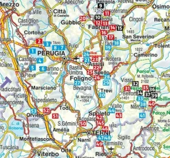Rother Wandelgids Umbrien Umbrië - 46 Touren