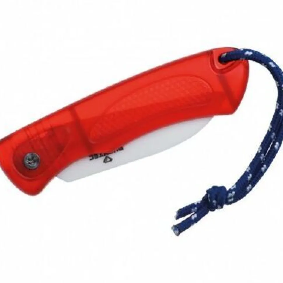 Rubytec Ceramic Mini Foldable Knife red