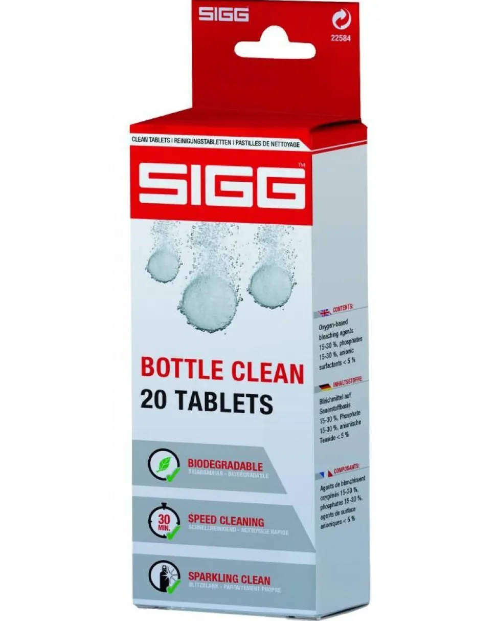 Sigg Bottle Clean Tablets Clear Schoonmaaktabletten