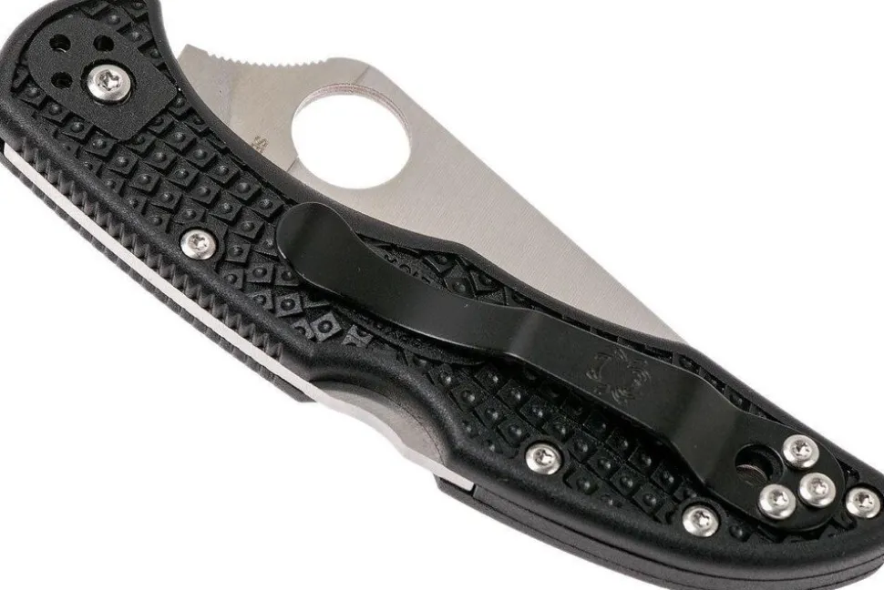 Spyderco Delica 4 lightweight black VG-10 PE