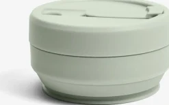 Stojo Junior Cup met rietje 250 ML sage