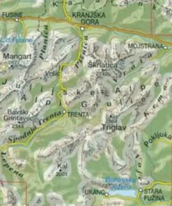 Tabacco Topografische wandelkaart 065 Alpi Giulie Orientali 1:25.000