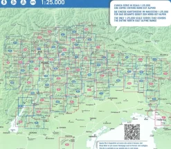 Tabacco Topografische wandelkaart 064 Val di Non 1:25.000