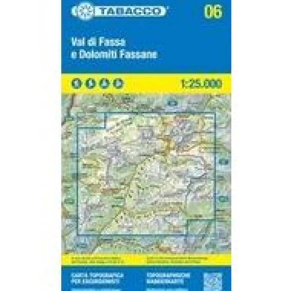 Tabacco Val Di Fassa 06 Gps Dolomiti Fassane