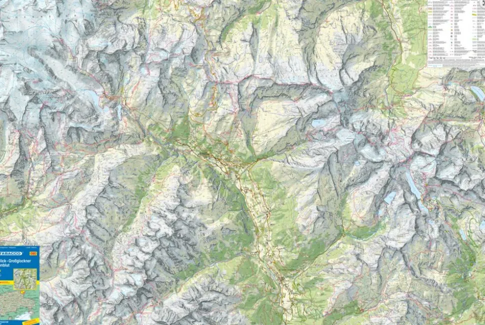 Tabacco Wandelkaart 080 Sonnblick - Grossglockner