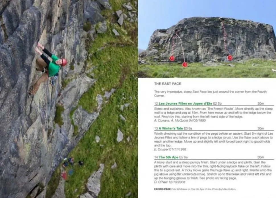 Three Rock Books Klimtopo Ierland - Rock climbing in Ireland
