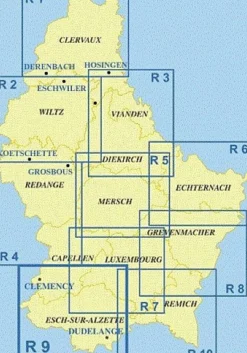 Topo Luxemburg Topografische kaart R4