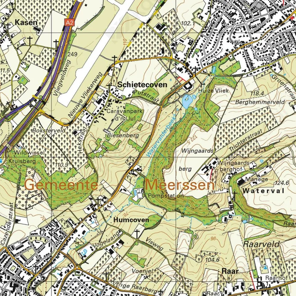 Topografische Dienst Nederland Topografische kaart 22C Ommen