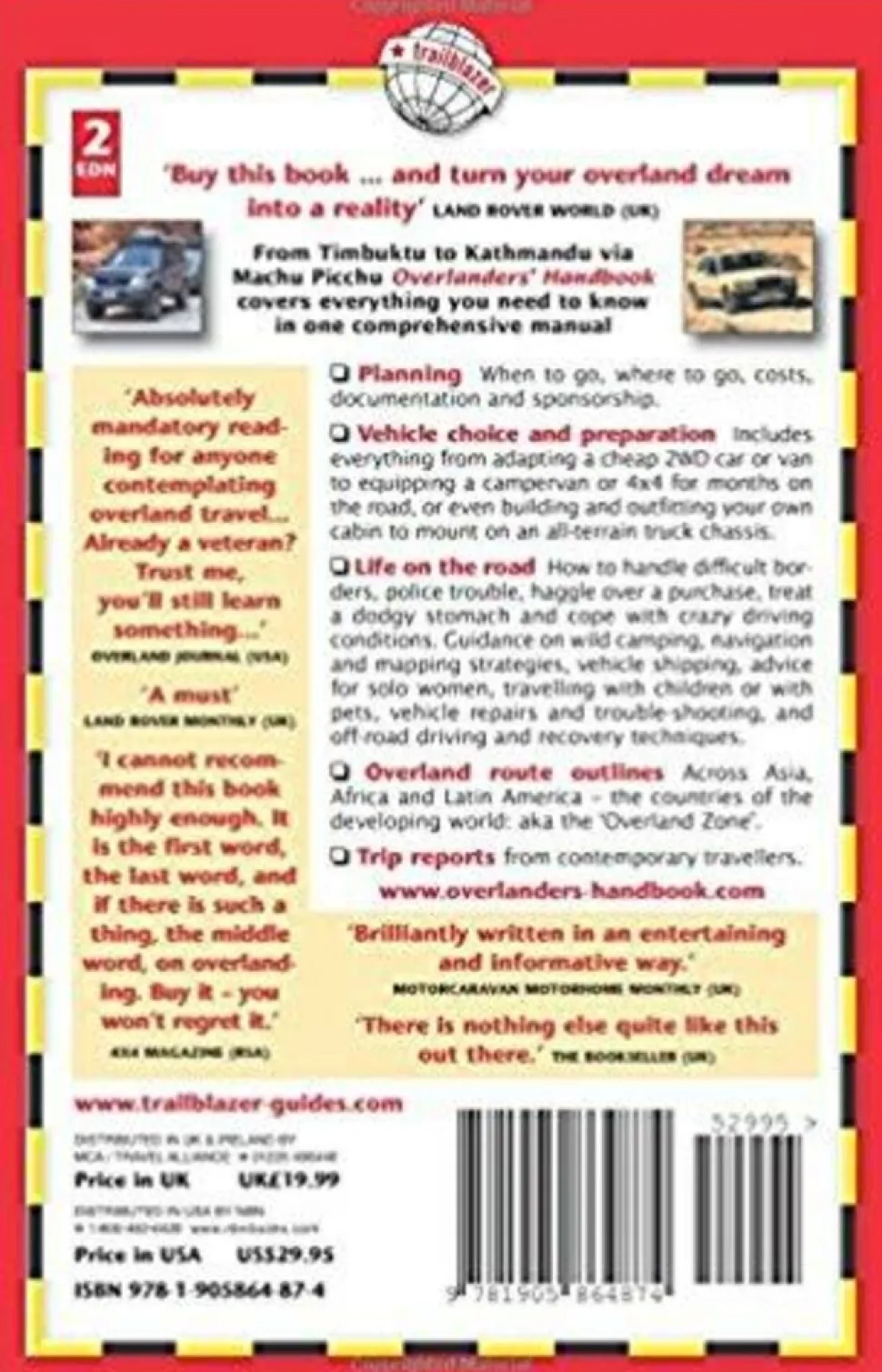 Trailblazer Overlanders' Handbook
