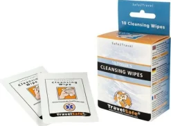 Travelsafe Anti-bacteriële Cleansing Wipes 10 stuks