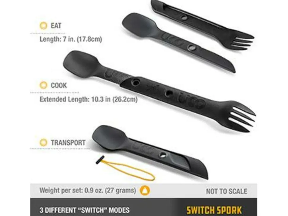 UCO Bestekset `Switch` grey 3-delig