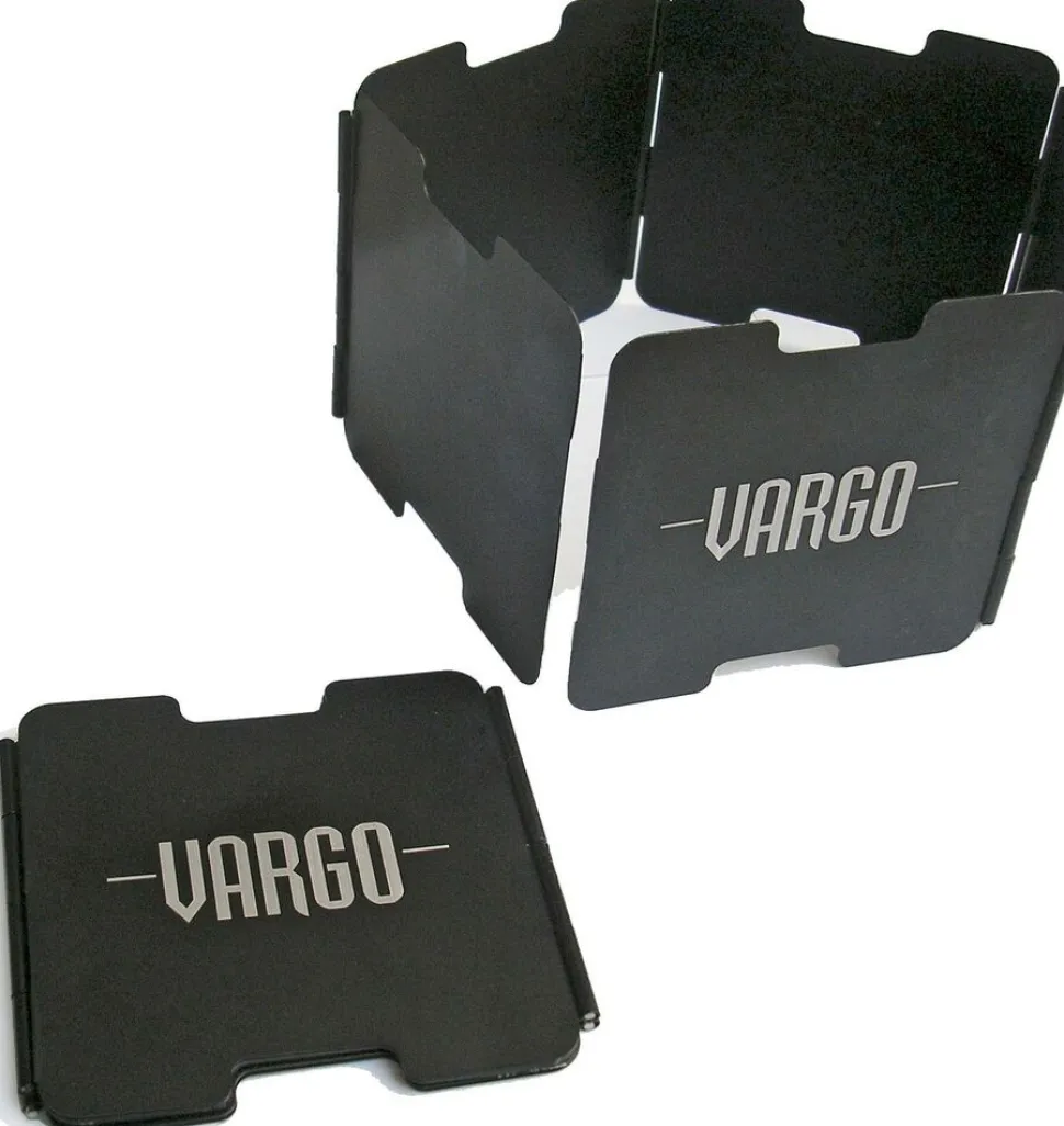 Vargo Aluminium Windscherm Zwart